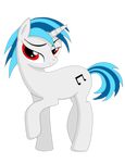  cutie_mark dj_pon3 equine female feral friendship_is_magic hair hooves horn horse mammal my_little_pony pony red_eyes smile vinyl_scratch_(mlp) 
