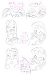  bound cutie_mark dialog duct_tape duo english_text equine female feral friendship_is_magic hair half-closed_eyes horn horse lying mammal my_little_pony on_side open_mouth pinkamena_(mlp) pinkie_pie_(mlp) pony rarity_(mlp) shdingo text tongue unicorn vorarephilia vore 