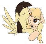  2013 alpha_channel brown_eyes brown_hair colored duo equine eyes_closed feral friendship_is_magic hair high-roller2108 horn horse my_little_pony one_eye_closed plain_background pony tara_strong tongue transparent_background unicorn wild_fire_(mlp) 