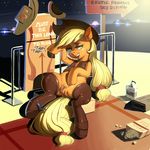  2013 applejack_(mlp) blonde_hair boots bottomless cowboy_hat english_text equine female flat_chested friendship_is_magic green_eyes hair hat horse inviting kevinsano lights long_hair looking_at_viewer lube my_little_pony naughty_face night night_sky orange_fur penis plump_labia pony pose pussy rubber sea seaside shiny sitting sky smile solo sound_effects spread_legs spread_pussy spreading stars suggestive text thigh_boots thigh_high_boots tied_hair tied_tail water 