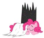  alpha_channel arvaus blanket breaking_the_fourth_wall e621 equine eyes_closed female feral friendship_is_magic hair horse lying mammal my_little_pony pink_hair pinkie_pie_(mlp) plain_background pony sleeping static transparent_background 