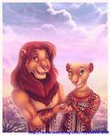  disney feline king lion mate nala royalty simba the the_lion_king 