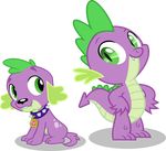  &lt;3 absurd_res alpha_channel anthro canine collar dog dragon dual_persona duo equestria_girls fangs friendship_is_magic green_eyes hampshireukbrony hi_res male mammal my_little_pony plain_background sitting spike_(eg) spike_(mlp) spiked_collar standing transparent_background vector-brony 
