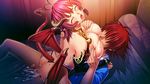  1girl ass breast_grab breast_sucking breasts censored cum cum_in_pussy demon_girl game_cg grabbing horns huge_breasts kyonyuu_fantasy kyonyuu_fantasy_gaiden_2 large_breasts pointy_ears ryuuto_henge sex shamsiel succubus two_nipples_one_mouth vaginal waffle wings yellow_eyes 