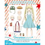  &gt;_&lt; bag blonde_hair blue_eyes blush brand_name_imitation character_name closed_eyes copyright_name cover doll_joints dress dvd_cover figma food full_body genshiken goggles hair_ribbon hat helmet highres long_hair official_art open_mouth pocky ribbon solo susanna_hopkins toy twintails very_long_hair 