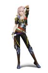  1girl 3d alternate_costume final_fantasy final_fantasy_vi final_fantasy_xiii lightning_farron lightning_returns:_final_fantasy_xiii lock_cole locke_cole official_art pose white_background 