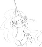  equine female feral friendship_is_magic hair horn horse mammal my_little_pony pony princess_celestia_(mlp) solo winged_unicorn wings zev 