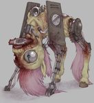  cyborg e413 equine female fluttershy_(mlp) friendship_is_magic fur gore grotesque hair horror horse machine mammal mechanical my_little_pony nightmare_fuel pink_hair pony robot robotwo solo this_isnt_even_my_final_form undead what what_has_science_done yellow_fur zombie 