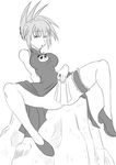  brainsucks breasts chinese_clothes no_panties ofuda shaman_king spread_legs tao_jun 