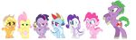  cutie_mark dragon equine female feral fluttershy_(mlp) friendship_is_magic hat horn horse itsaaudra male mammal my_little_pony pinkie_pie_(mlp) pony rainbow_dash_(mlp) rarity_(mlp) species_swap spike_(mlp) twilight_sparkle_(mlp) unicorn 