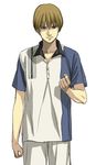  bad_id bad_pixiv_id brown_hair gym_uniform hiyoshi_wakashi male_focus sakatsuki solo tennis_no_ouji-sama 