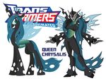  changeling crossover cutie_mark equine female friendship_is_magic horn horse inspectornills machine mechanical my_little_pony queen_chrysalis_(mlp) robot transformers wings 
