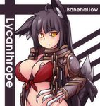  animal_ears bandaid bandaids_on_nipples banehallow_(dota) blush claw_(weapon) defense_of_the_ancients dog_ears dog_tail dota_2 genderswap genderswap_(mtf) no_panties pasties rabbitbrush solo tail weapon werewolf 