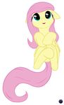  collaboration cute equine female feral fluttershy_(mlp) friendship_is_magic fur hair hooves horse invalid_color lie lying mammal mlpblueray my_little_pony pegasus pink_hair pink_mane please pony smile sokolas wings yellow_fur 