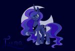  equine female feral flank friendship_is_magic givenheart horn mammal moon my_little_pony princess_luna_(mlp) royalty smile 