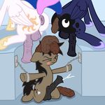  anus arrkhal bdsm bondage bound chain cum cumshot dickgirl dickmare equine f&aelig;ces feces feral friendship_is_magic gaping horn horse horsecock intersex mammal my_little_pony orgasm original_character penis pony princess_celestia_(mlp) princess_luna_(mlp) scat shitting winged_unicorn wings 