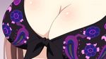  animated animated_gif breasts character_request cleavage large_breasts lowres oretachi_ni_tsubasa_wa_nai shiny shiny_skin undressing 