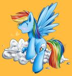  2013 blue_fur blush cloud cum cutie_mark dickgirl equine eyes_closed feral friendship_is_magic hair high-roller2108 horse horsecock intersex multi-colored_hair my_little_pony open_mouth penis pony rainbow_dash_(mlp) rainbow_hair sitting solo 