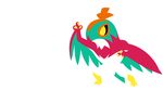  ambiguous_gender hawlucha nintendo plain_background pok&#233;mon pok&eacute;mon sdmax300 unknown_artist video_games wallpaper white_background 