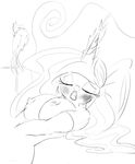  bird blush breasts equine erect_nipples female feral friendship_is_magic horn mammal masturbation my_little_pony nipples orgasm phoenix pillow princess_celestia_(mlp) winged_unicorn wings zev 