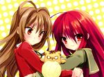  1600x1200 :3 aisaka_taiga bread food highres melon_bread melonpan meronpan shakugan_no_shana shana toradora! 