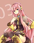  bad_id bad_pixiv_id blue_eyes headphones long_hair megurine_luka pink_hair solo thighhighs vocaloid yuzuki_karu 