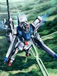  cloud colony_interior energy_gun f91_gundam gun gundam gundam_f91 mecha no_humans shiba_tomori solo weapon 