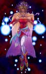  blonde_hair blue_eyes boots cape detached_sleeves dissidia_final_fantasy elbow_gloves electricity energy_ball final_fantasy final_fantasy_vi gloves green_hair high_ponytail long_hair magic pantyhose ponytail redace ribbon short_ponytail solo tina_branford 