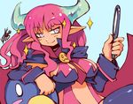  bad_id bad_pixiv_id breasts demon_girl disgaea eric_muentes horns large_breasts long_hair makai_senki_disgaea_3 pink_eyes pink_hair pointy_ears prinny solo succubus succubus_(disgaea) 