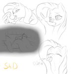  2013 absurd_res angel_(mlp) duo equine eyes_closed female feral fluttershy_(mlp) friendship_is_magic hair half-closed_eyes hi_res horse lagomorph long_hair male mammal my_little_pony oral oral_sex penis pony rabbit sex shadow shdingo signature straight tongue vorarephilia vore 
