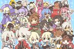  6+girls ahoge amane_nishiki animal_ears animal_hood arakune azrael_(blazblue) bad_id bad_pixiv_id black_hair blazblue blazblue:_chronophantasma blonde_hair brothers bullet_(blazblue) carl_clover cat_ears cat_hood cat_tail chibi dual_persona everyone eyebrows eyepatch forked_eyebrows glasses hakumen hazama highres hood ignis_(blazblue) iron_tager izayoi_(blazblue) jin_kisaragi kagura_mutsuki kokonoe litchi_faye_ling makoto_nanaya mask mu-12 multiple_boys multiple_girls nirvana noel_vermillion nu-13 otoko_no_ko pink_hair platinum_the_trinity rachel_alucard ragna_the_bloodedge red_hair relius_clover saria_(tortart) scar shishigami_bang siblings silver_hair squirrel_ears squirrel_tail tail taokaka tears tsubaki_yayoi valkenhayn_r_hellsing yuuki_terumi 