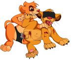  cock_and_ball_torture cub demonio dildo dismemberment disney domination feline female female_domination gore grotesque_death lion male mammal pegging penectomy penis royalty sex_toy simba straight strap strapon the the_lion_king vitani young 