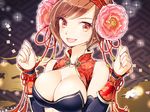  anko breasts cleavage highres huge_breasts meiko smile solo vocaloid 