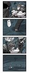  1girl 4koma admiral_(kantai_collection) comic detached_sleeves double_bun hair_ornament hairband highres kantai_collection kongou_(kantai_collection) lr_hijikata nontraditional_miko translated 