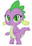  alpha_channel barb_(mlp) cat_eyes crossgender dragon fangs female friendship_is_magic green_eyes looking_at_viewer my_little_pony plain_background queencold slit_pupils solo spike_(mlp) standing transparent_background 