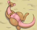  female kanga kangaroo looking_at_viewer lying mammal marsupial nude on_back pooh_bear pussy sex_toy solo spread_legs spreading te winnie_the_poo winnie_the_pooh_(franchise) 