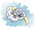  alpha_channel blonde_hair cloud cutie_mark derpy_hooves_(mlp) equine erockertorres eyes_closed female feral friendship_is_magic fur grey_fur hair hi_res horse long_hair lying mammal my_little_pony on_back open_mouth pegasus plain_background pony sleeping solo transparent_background wings 