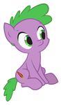 alpha_channel cutie_mark equine feral friendship_is_magic green_eyes green_hair hair horse male mammal my_little_pony plain_background pony queencold sitting solo spike_(mlp) transparent_background 