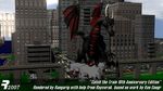  3d big_penis black_dragon black_scales bridge building cgi city claws destruction dragon english_text erection evil_varby glowing glowing_eyes hi_res horn long_neck macro male outside penis rangarig red_eyes text varby wings 
