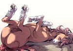  anus furry horse laying_down lying testicles yamada_3 