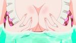  2girls animated animated_gif breast_grab breasts choujigen_game_neptune compa grabbing multiple_girls neptune_(series) peashy pish 