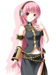  amino_kohaku green_eyes long_hair megurine_luka pink_hair solo vocaloid 