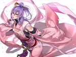  amane_nishiki androgynous bad_id bad_pixiv_id blazblue blazblue:_chronophantasma blue_eyes japanese_clothes kiskil-llira makeup otoko_no_ko purple_hair 