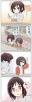  /\/\/\ 2girls 4koma bad_id bad_pixiv_id blush bowl comic fart flying_sweatdrops food hand_up highres jitome mikasa_ackerman multiple_girls sasha_braus shingeki_no_kyojin sweatdrop translated trembling zuttokodomo ||_|| 