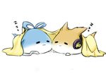  =_= bad_id bad_pixiv_id blanket closed_eyes earmuffs hair_ornament hair_stick kaku_seiga no_humans samaku shawl sleeping sukusuku_hakutaku tail touhou toyosatomimi_no_miko zzz 