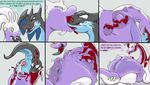  bare_foot black_body blood blue_body blue_fire charizard cum cum_on_penis cum_on_tongue cum_string dead death dialog dragon edit fire goodra malus22 mega_charizard mega_charizard_x mega_evolution nintendo penis pok&#233;mon pok&eacute;mon purple_body slug text tongue video_games vorarephilia vore white_eyes 