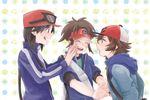  baseball_cap calme_(pokemon) hat height_difference kyouhei_(pokemon) multiple_boys pokemon pokemon_(game) pokemon_bw pokemon_bw2 pokemon_xy superad1 touya_(pokemon) visor_cap 