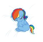  alpha_channel amber_eyes bed blue_fur cute equine eyes_closed female feral friendship_is_magic fur godoffury hair hi_res horse long_hair lying mammal multi-colored_hair my_little_pony on_side open_mouth pegasus plain_background pony rainbow_dash_(mlp) rainbow_hair sleeping solo transparent_background wings young 