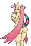  anthrofied big_breasts big_butt breasts butt female holding_breasts milotic nintendo nude pok&#233;mon pok&#233;morph raised_tail robotjoe sofiya_ivanova solo video_games wide_hips 