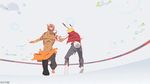  amazing animated barefoot fight kick king_kazuma lagomorph langomorph love_machine male monster rabbit red_eyes summer_wars toes 